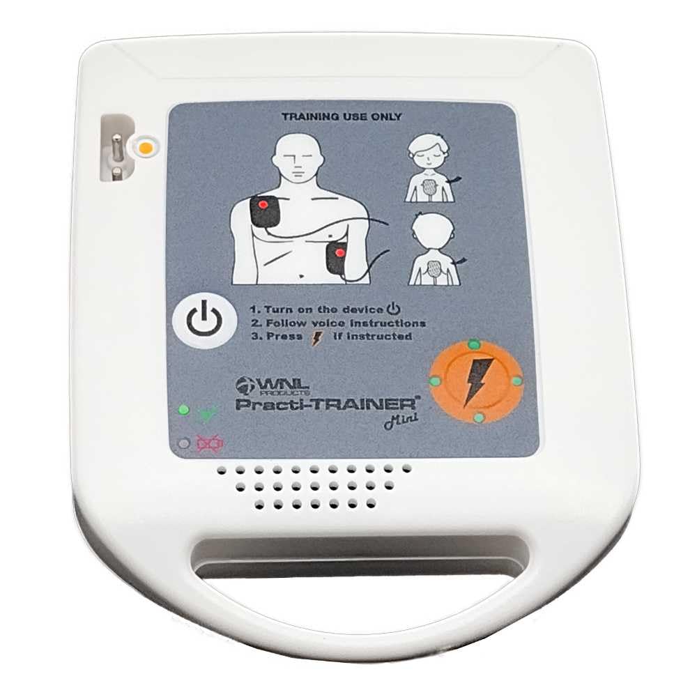 WNL Products WL320ES-4 for Training Use Only AED Practi-Trainer Mini Ultra-Compact AED Training Kit with Voice Prompts & LED Indicators (4 Pack)